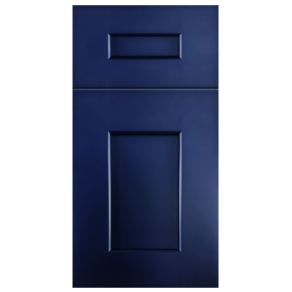 Blue Shaker Door